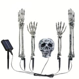 NNETM Halloween Skeleton Lights Set with Remote Control