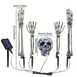NNETM Halloween Skeleton Lights Set with Remote Control
