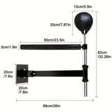 NNETM Wall-Mounted Adjustable Height Speed Bag Platform