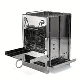 NNETM Folding Grill Mini BBQ Firewood Stove