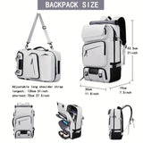 NNETM Travel Backpack with Laptop & Shoe Compartment