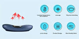 NNETM Electric Lumbar Massager with Heat & Vibration