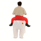 NNETM White Bear Inflatable Costume Adult Unisex