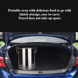 NNETM Charcoal Grill with 30 Skewers