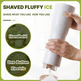 NNETM Battery Ice Crusher Snow Cone Shaver