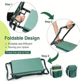 NNETM Foldable Garden Kneeler with Tool Bags (3pcs)