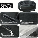 NNETM Couch Cup Holder Pillow Sofa Organizer Caddy Tray