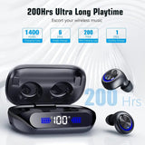 NNETM Wireless Earbuds Playtime Bluetooth 5.3 Noise Cancelling