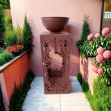 NNETM Iron Art Flower Vase Planter Large