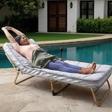 NNETM Solo Traveler Gel Memory Foam Mattress Topper Cot