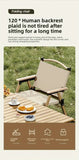 NNETM Folding Chairs Set of 2 Steel Frame