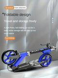 NNETM Adult Foldable Kick Scooter with Hand Brake