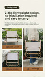 NNETM Folding Chairs Set of 2 Steel Frame