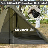 NNETM 2-Person Backpacking Tent with Footprint
