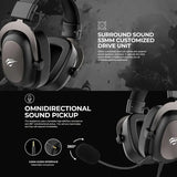 NNETM Wired Gaming Headset and Surround Sound with Mic