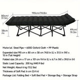 NNETM Foldable Outdoor Daybed with Mattress