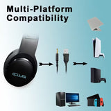 NNETM Wired Gaming Headset with Hidden Microphone RGB