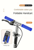 NNETM Adult Foldable Kick Scooter with Hand Brake