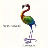 NNETM Garden Crane Statue Outdoor Heron Bird Sculpture