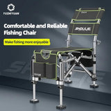 NNETM Fishing Chair Adjustable Legs Backrest Foldable Design
