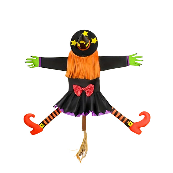 NNETM Halloween Witch Hanging Decor Outdoor Tree Climbing