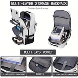 NNETM Travel Backpack with Laptop & Shoe Compartment