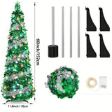 NNETM Two-Tone Foldable Christmas Tree