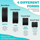 NNETM Back Stretching Yoga Wheel 4-Piece Set
