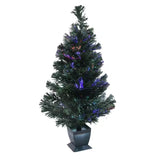 NNETM Fiber Optic Pre-Lit Artificial Christmas Tree