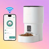 NNETM Smart WiFi Cat Feeder 4L Automatic Pet Dispenser