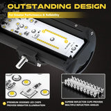 NNETM Off Road LED Light Bar Kit with Pods