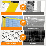 NNETM Volleyball Set Outdoor PVC Net with Accessories