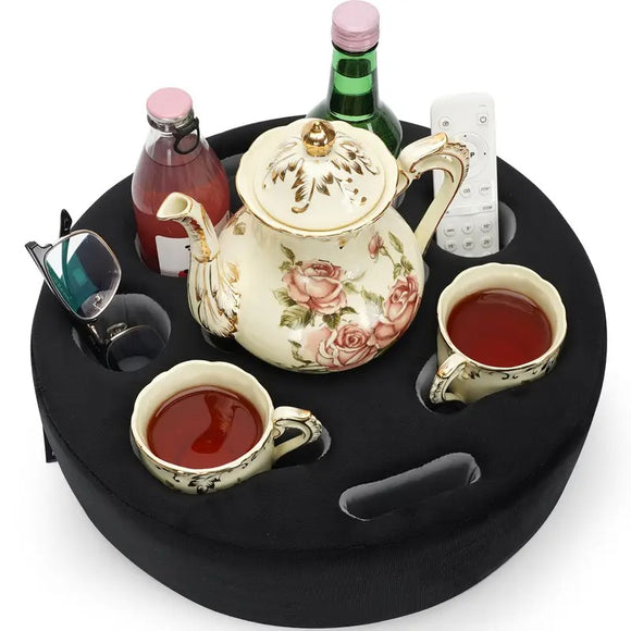 NNETM Couch Cup Holder Pillow Sofa Organizer Caddy Tray