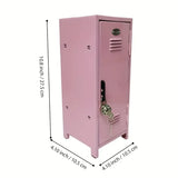 NNETM Compact Metal Locker Key Lock Safe Storage Box