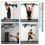 NNETM Wall Mounted Pull-Up Bar for Home Fitness