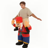 NNETM Nutcracker Soldier Inflatable Ride-On Costume