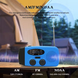 NNETM Emergency Flashlight Radio with Power Bank