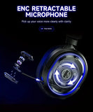 NNETM Wireless RGB Gaming Headset Surround