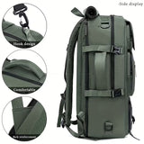 NNETM 35L Laptop Travel Backpack with Shoe Compartment