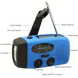 NNETM Emergency Flashlight Radio with Power Bank