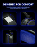 NNETM Wireless RGB Gaming Headset Surround