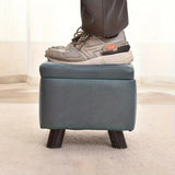 NNETM Multifunctional Storage Stool Cushioned Flip-Top Organizer