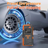 NNETM Mini Air Compressor Pump Digital Display Tire Inflator
