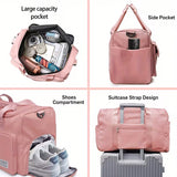 NNETM Large Gym Duffle Bag with Shoe Compartment