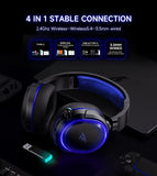 NNETM Wireless RGB Gaming Headset Surround