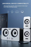 NNETM Desktop Stereo Surround Computer Speaker