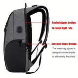 NNETM Men’s Anti-Theft Laptop Backpack Business Travel Bag