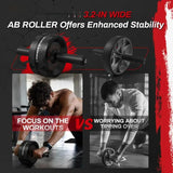 NNETM Core Abdominal Wheel Roller with Knee Pad