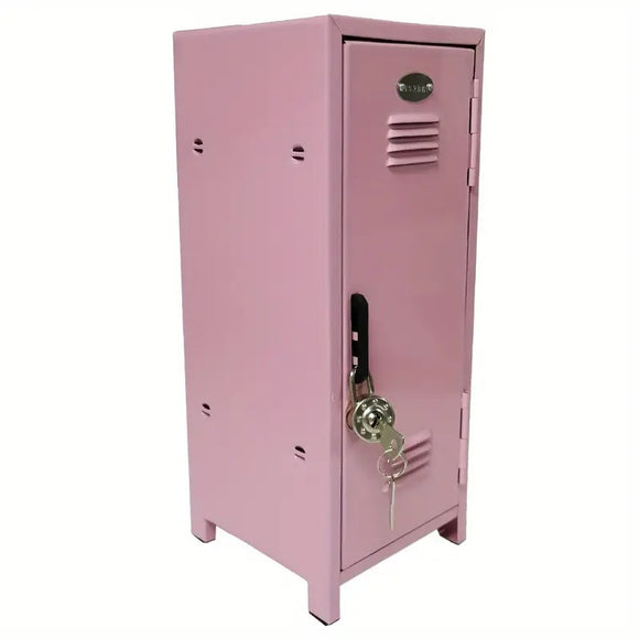 NNETM Compact Metal Locker Key Lock Safe Storage Box