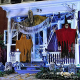NNETM Halloween Skeleton Grim Reaper Hanging Decorations (2pcs)